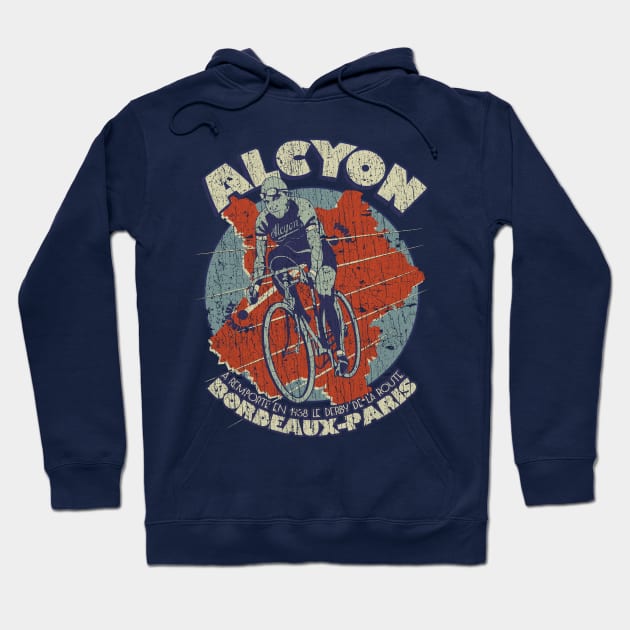 Alcyon Bordeaux-Paris Cycle Race 1938 Hoodie by JCD666